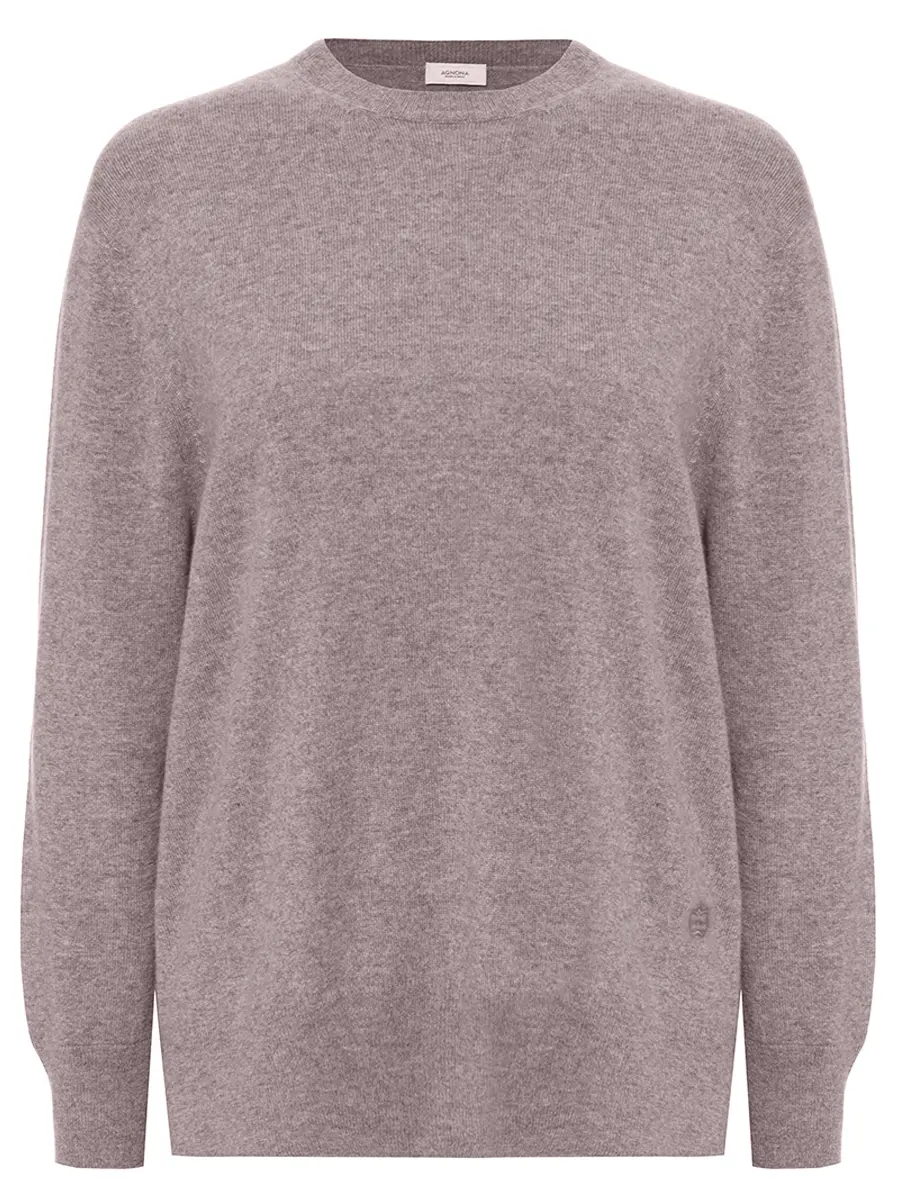 Джемпер кашемировый AGNONA K110018U-4K120NU-N77 Бежевый 