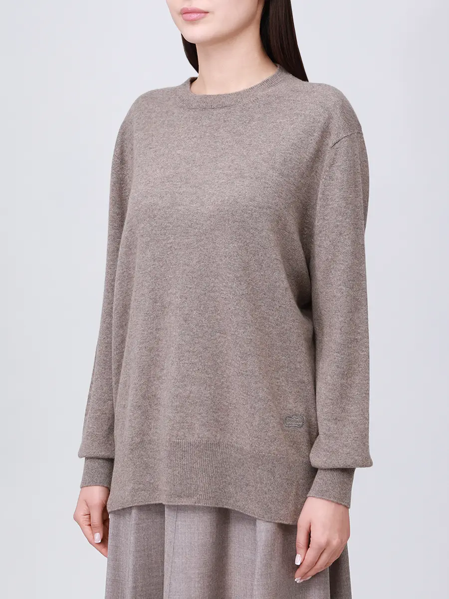 Джемпер кашемировый AGNONA K110018U-4K120NU-N77 Бежевый  Фото 4