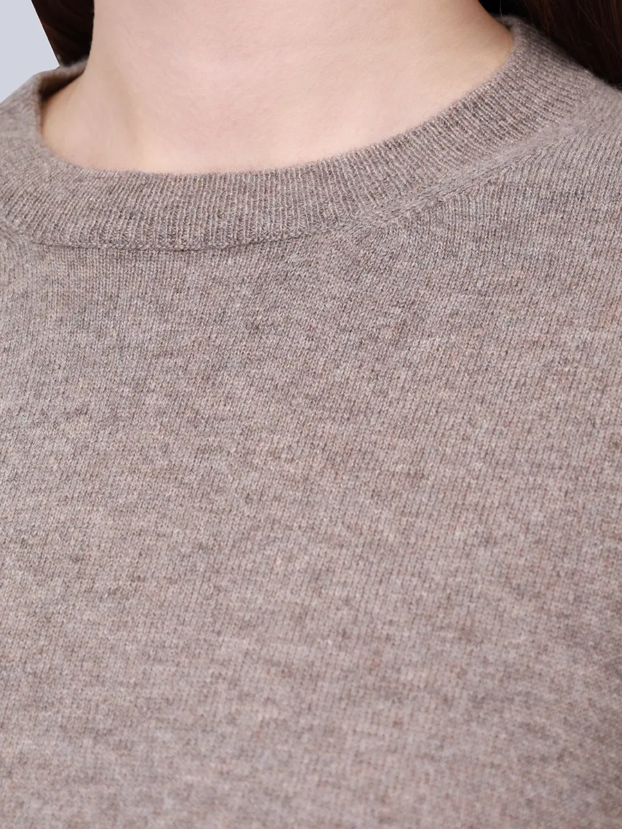 Джемпер кашемировый AGNONA K110018U-4K120NU-N77 Бежевый  Фото 5