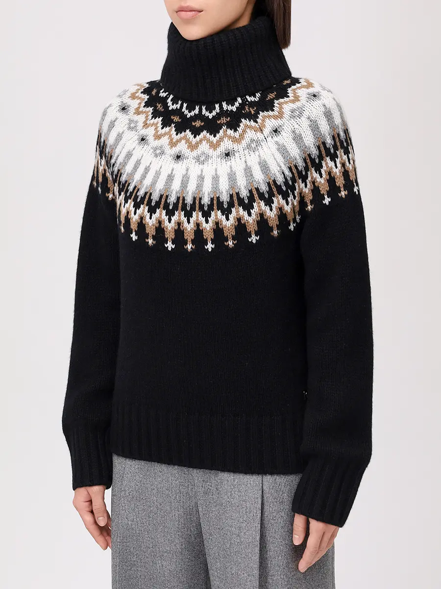 Свитер кашемировый BOGNER INGRID-1 86929764/026 Черный  Фото 4