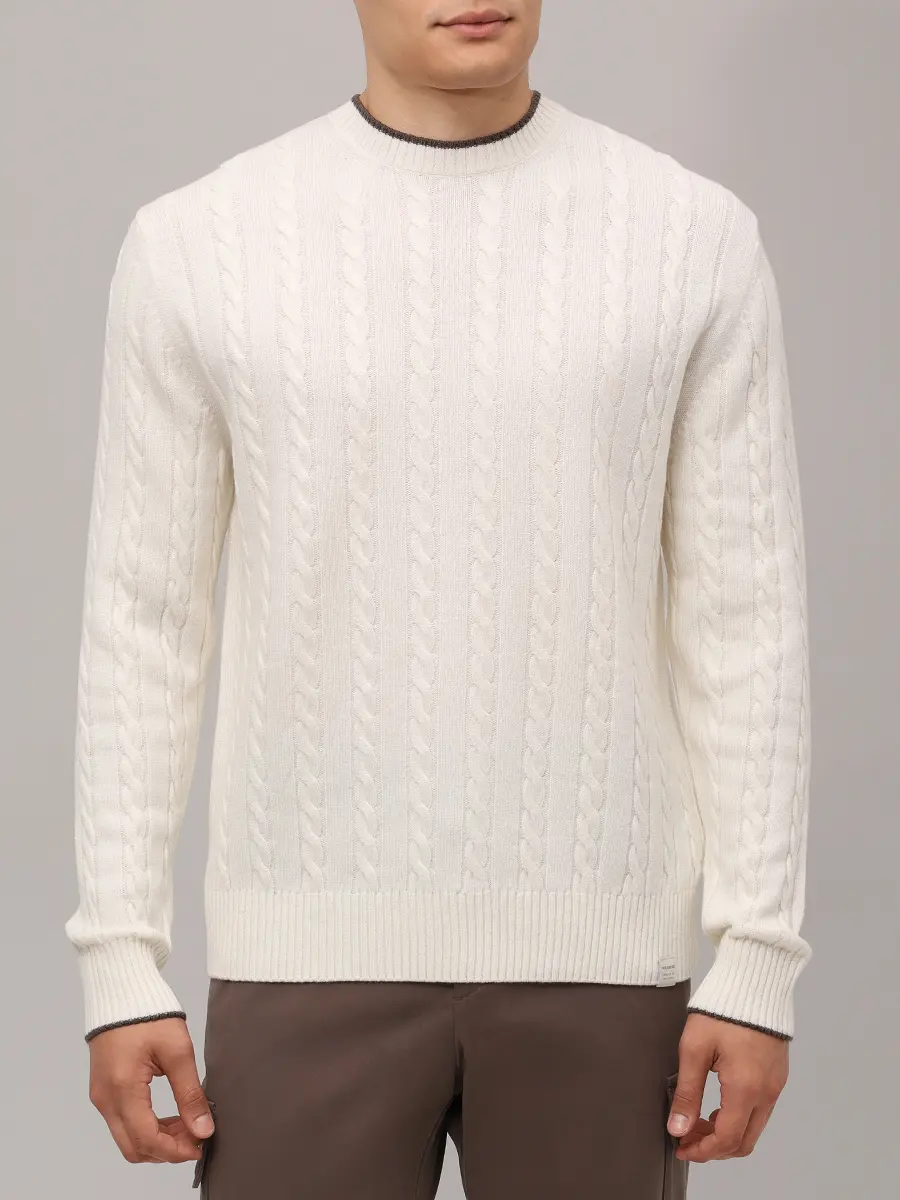 Джемпер шерстяной PAUL & SHARK 15311033/010 Белый  Фото 4