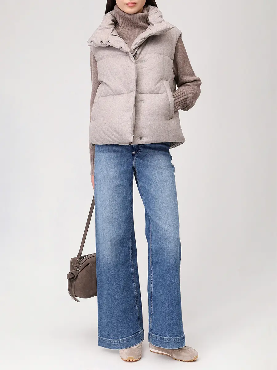 Жилет стеганый HETREGO 8P741 F 25W015 FH1-8 YLVA Бежевый  Фото 2