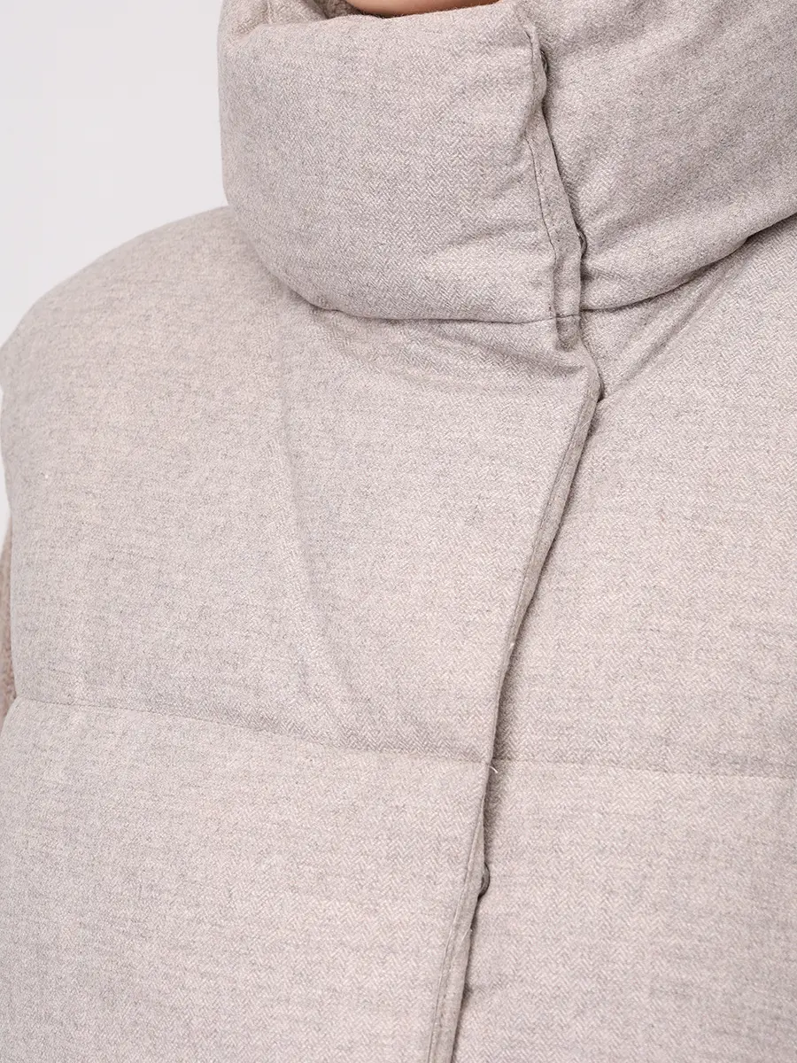 Жилет стеганый HETREGO 8P741 F 25W015 FH1-8 YLVA Бежевый  Фото 5