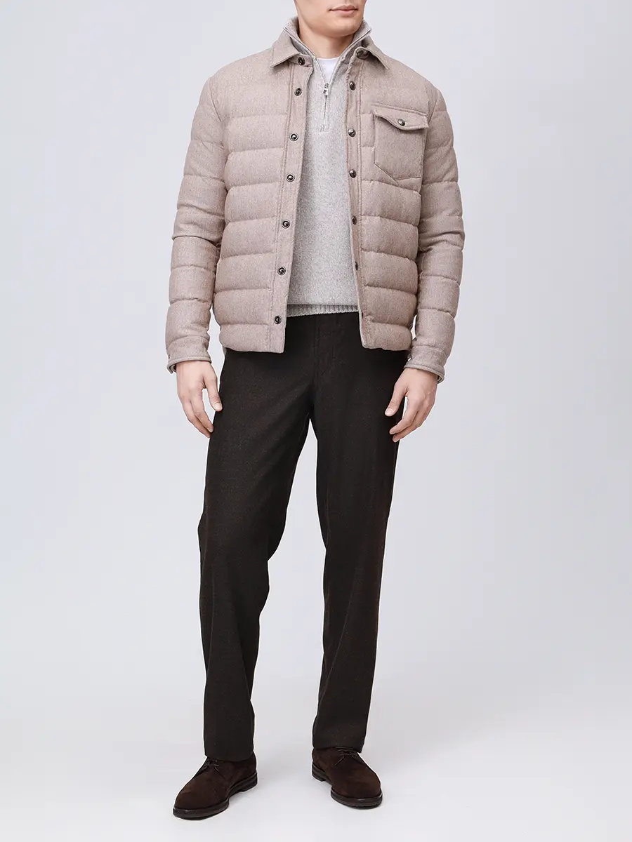 

Брюки однотонные, Коричневый, 26655/33/DEAN Темно-