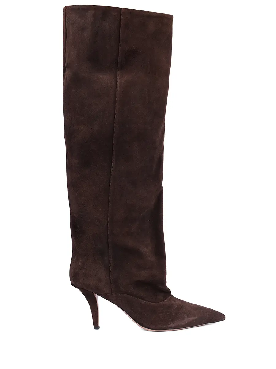 

Сапоги замшевые, Коричневый, PX1685-XV0SN-INES