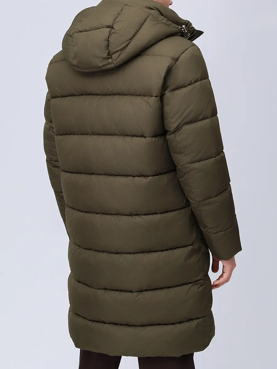 Пальто стеганое BOSS 50540474/342 Хаки  Фото 3
