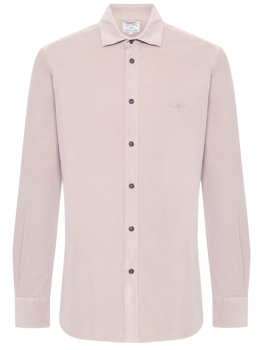 Рубашка Slim Fit вельветовая MC2 SAINT BARTH