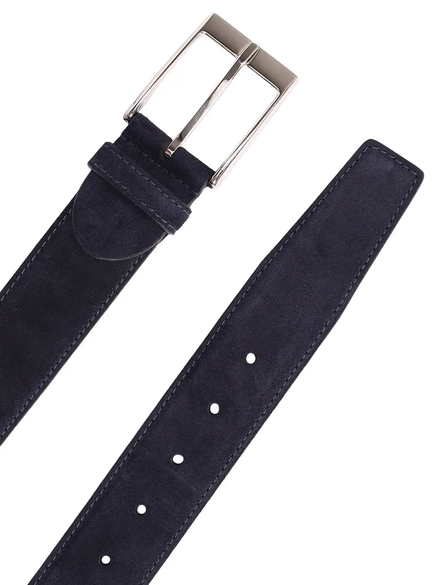 Ремень замшевый BARRETT 23B603.4 Синий  Фото 3