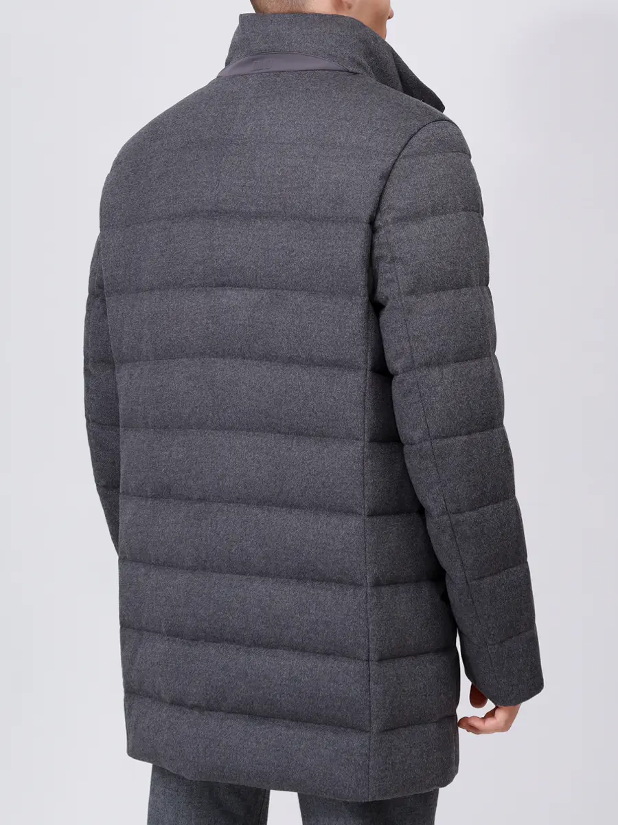 Пуховик стеганый DUNO ORLANDO 480 Серый  Фото 3