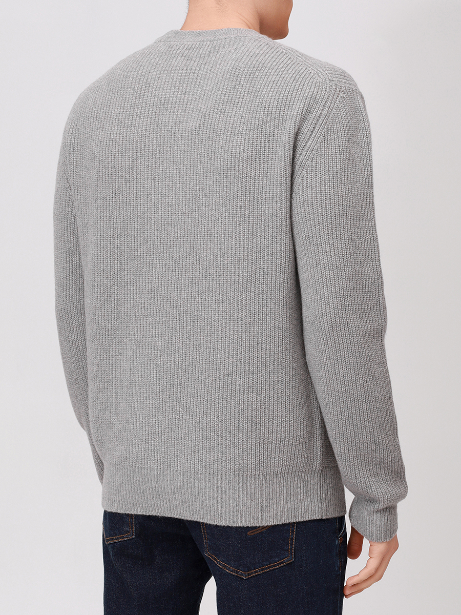 Джемпер кашемировый DANIELE FIESOLI 3390/11CENERE Светло- Серый  Фото 3