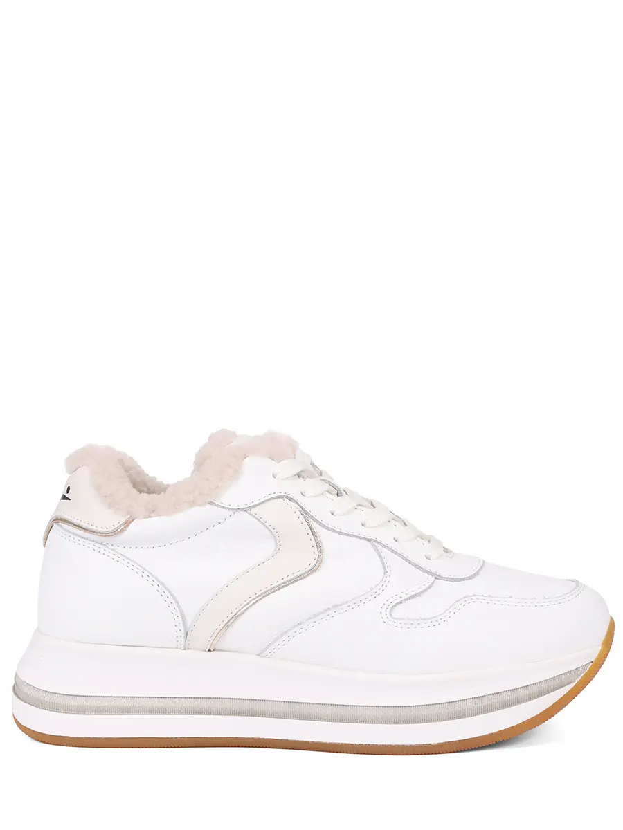 

Кроссовки кожаные на меху, Белый, 001 2018672 05 0N01