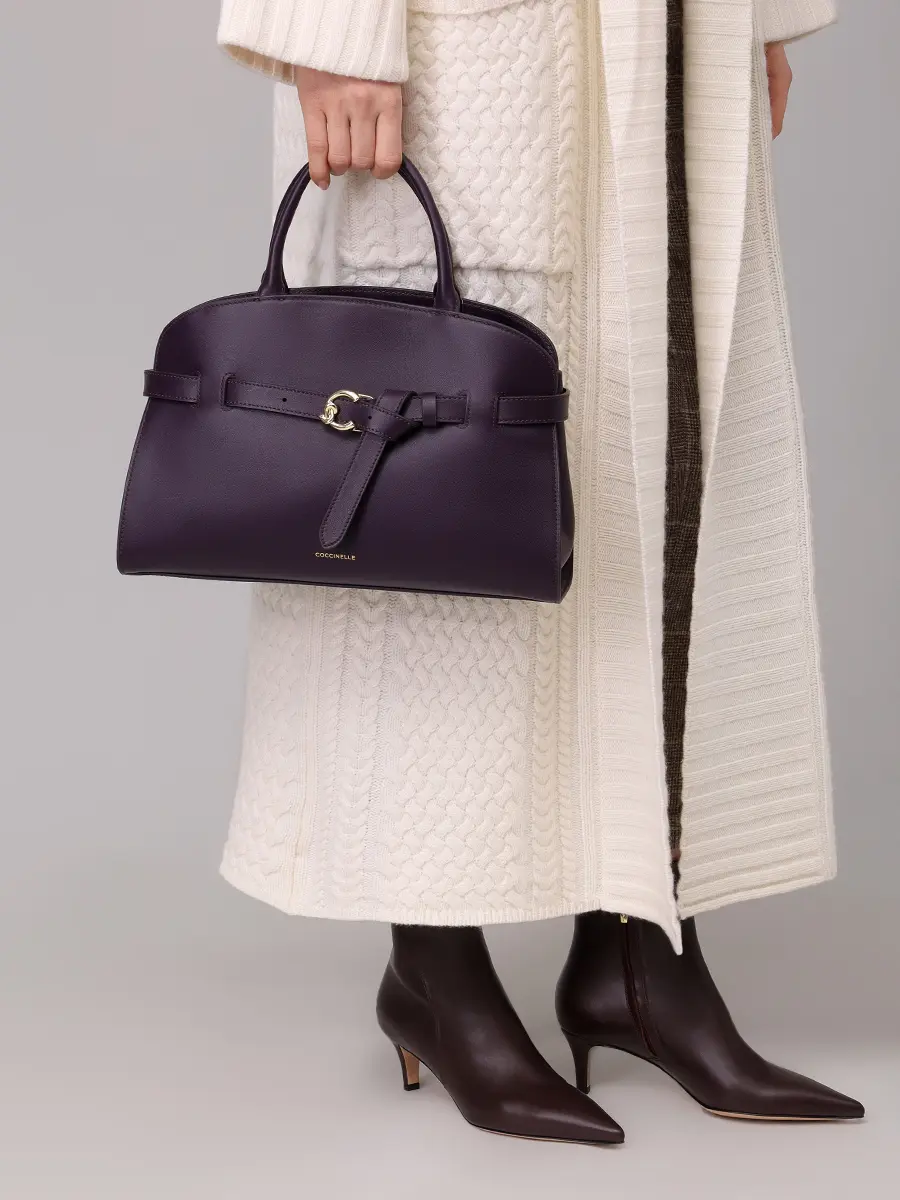 Сумка кожаная Sabine COCCINELLE E1 TLA 18 04 01/V87 Фиолетовый  Фото 2