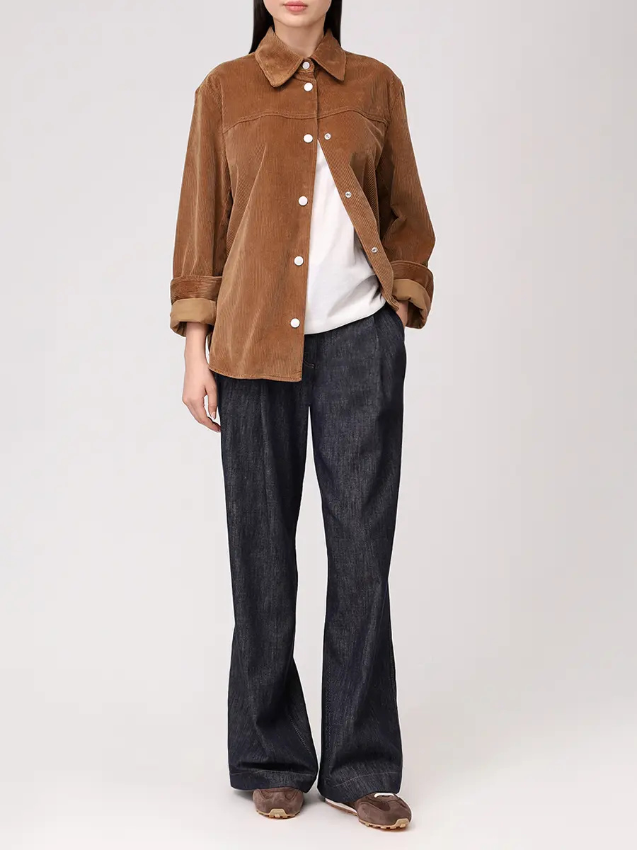 Рубашка вельветовая JACOB COHEN JDM_E0006 000 T816A RW F85 Коричневый  Фото 2