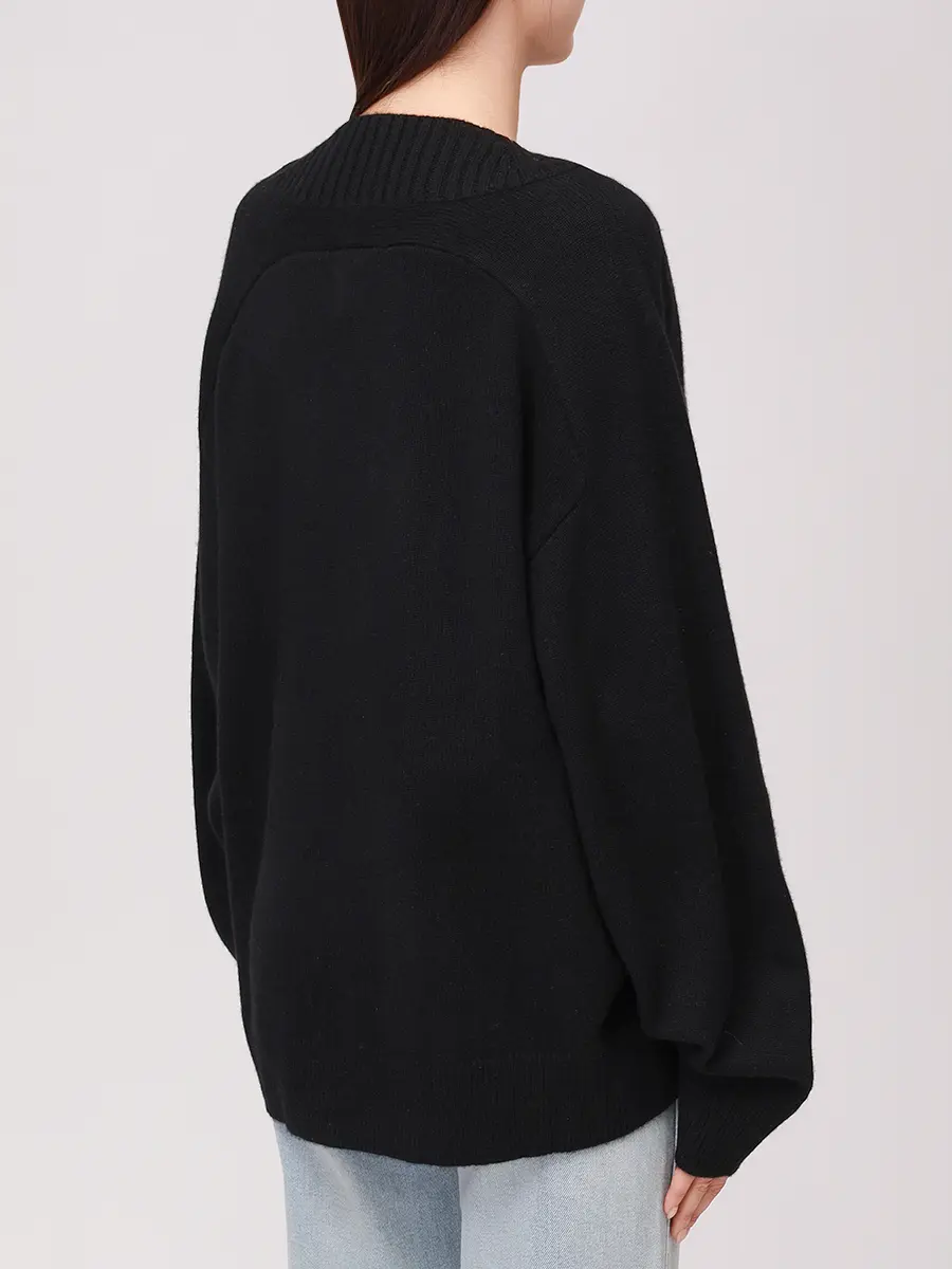 Пуловер кашемировый Sage LOULOU DE SAISON SAGE LDS Черный  Фото 3