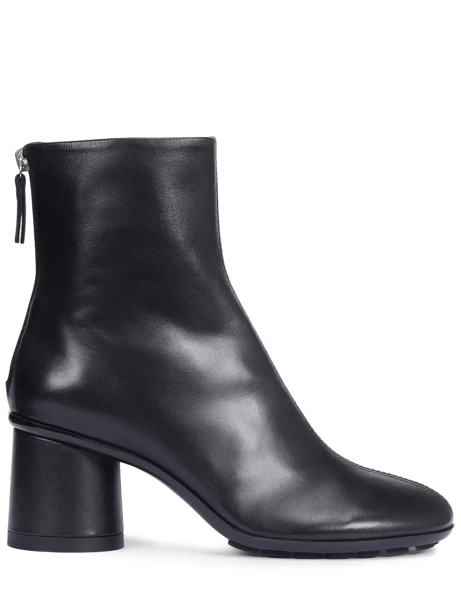 

Ботильоны кожаные Curvy Bootie, Черный, D245510VGSOFTY