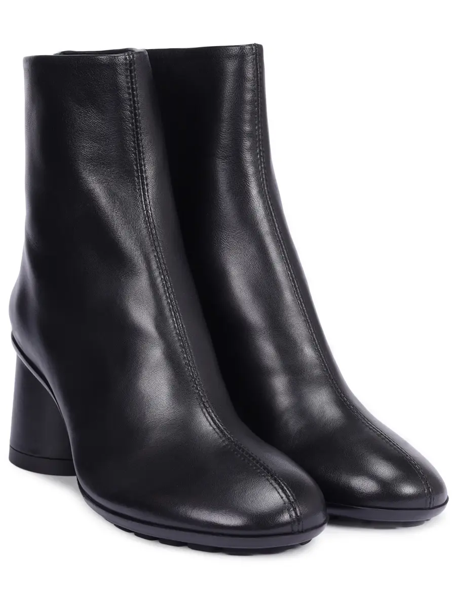 Ботильоны кожаные Curvy Bootie AGL D245510VGSOFTY Черный  Фото 2