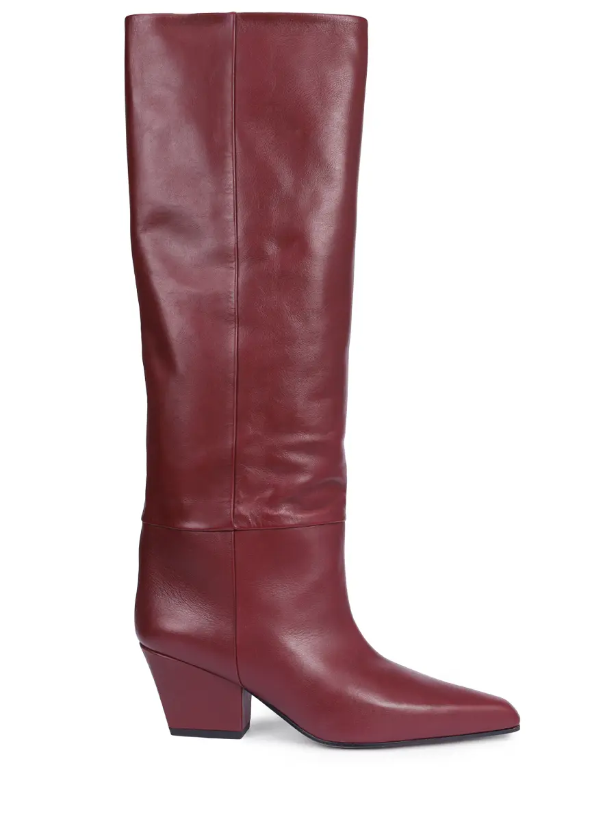 

Сапоги кожаные, Бордовый, PX1119-XVT01-JANE