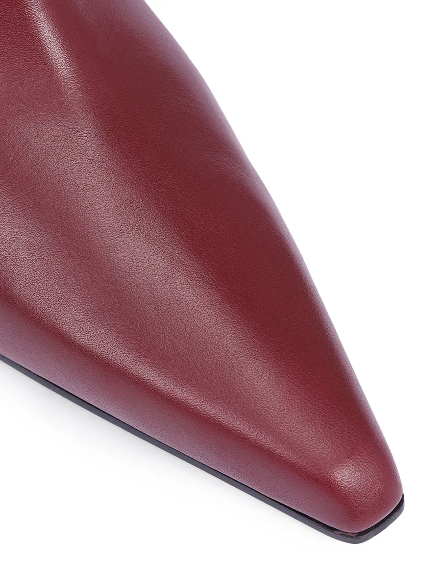 

Сапоги кожаные, Бордовый, PX1119-XVT01-JANE