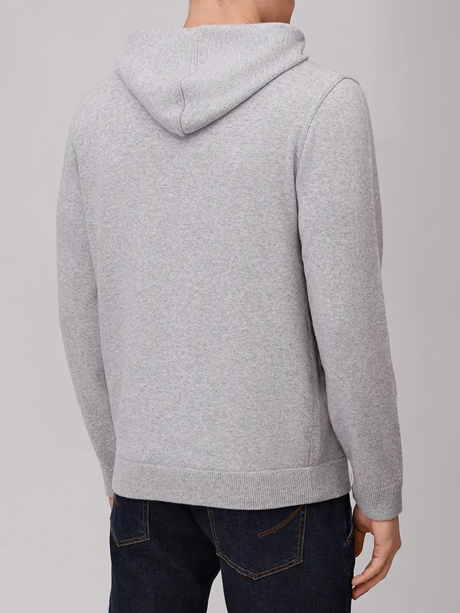 Джемпер шерстяной DANIELE FIESOLI 0035/11 CENERE Серый  Фото 3