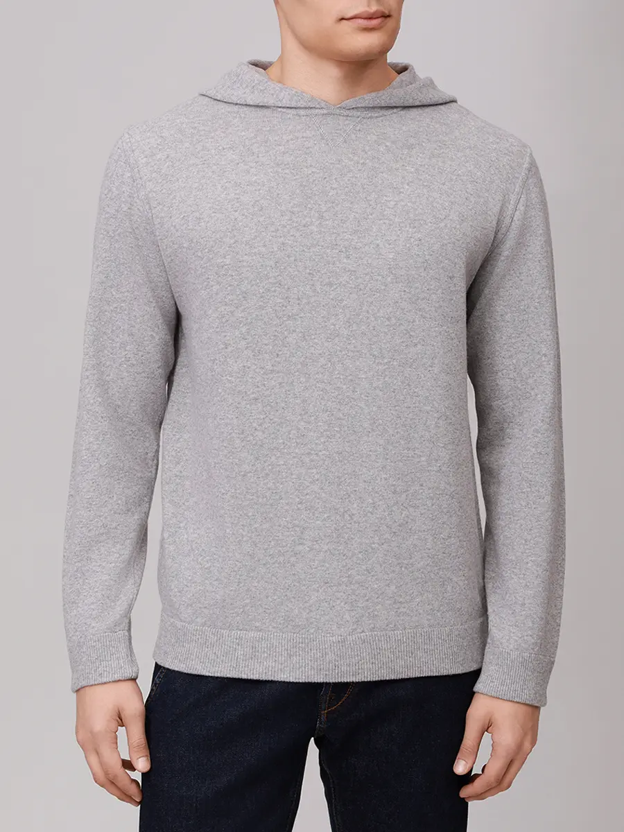 Джемпер шерстяной DANIELE FIESOLI 0035/11 CENERE Серый  Фото 4