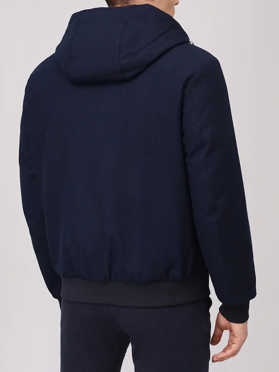 Куртка однотонная BOSS 50549147/404 Синий  Фото 3