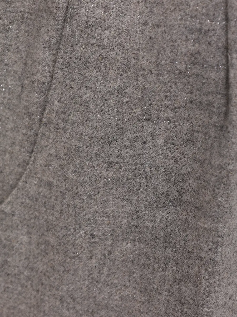 Брюки шерстяные KITON D48122K0553G0100G Серый  Фото 6