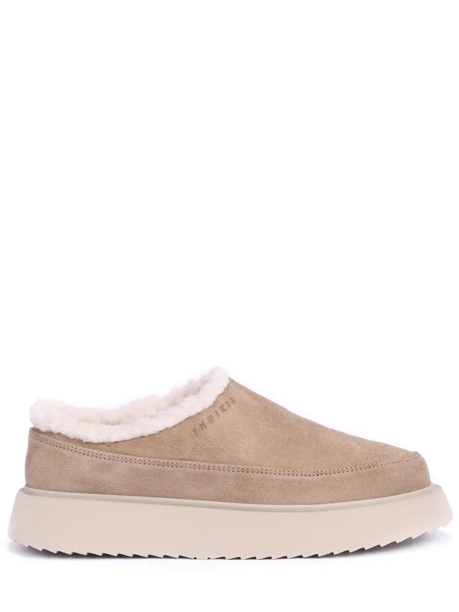 

Сабо замшевые на меху, Бежевый, 1014.026.0021.250