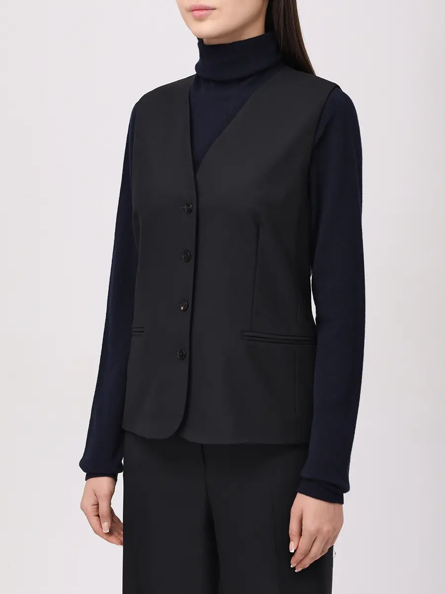 Жилет однотонный ANTONELLI FIRENZE N3587P-870C-999  Фото 4