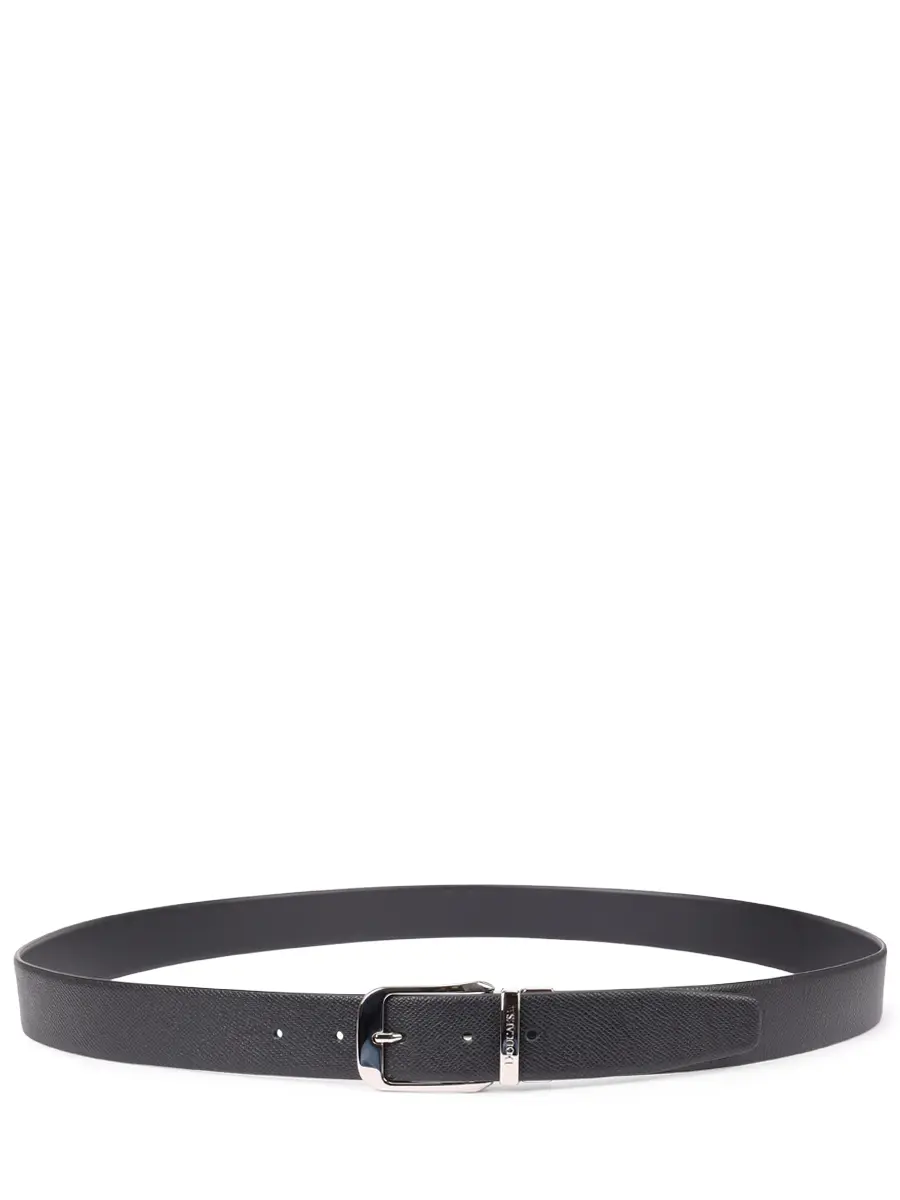 Ремень кожаный DOUCAL`S DC0026DOUBUF2739N00 Черный  Фото 2