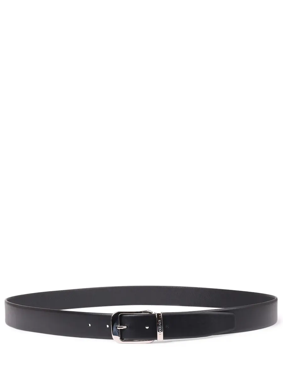 Ремень кожаный DOUCAL`S DC0026DOUBUF2739N00 Черный  Фото 3