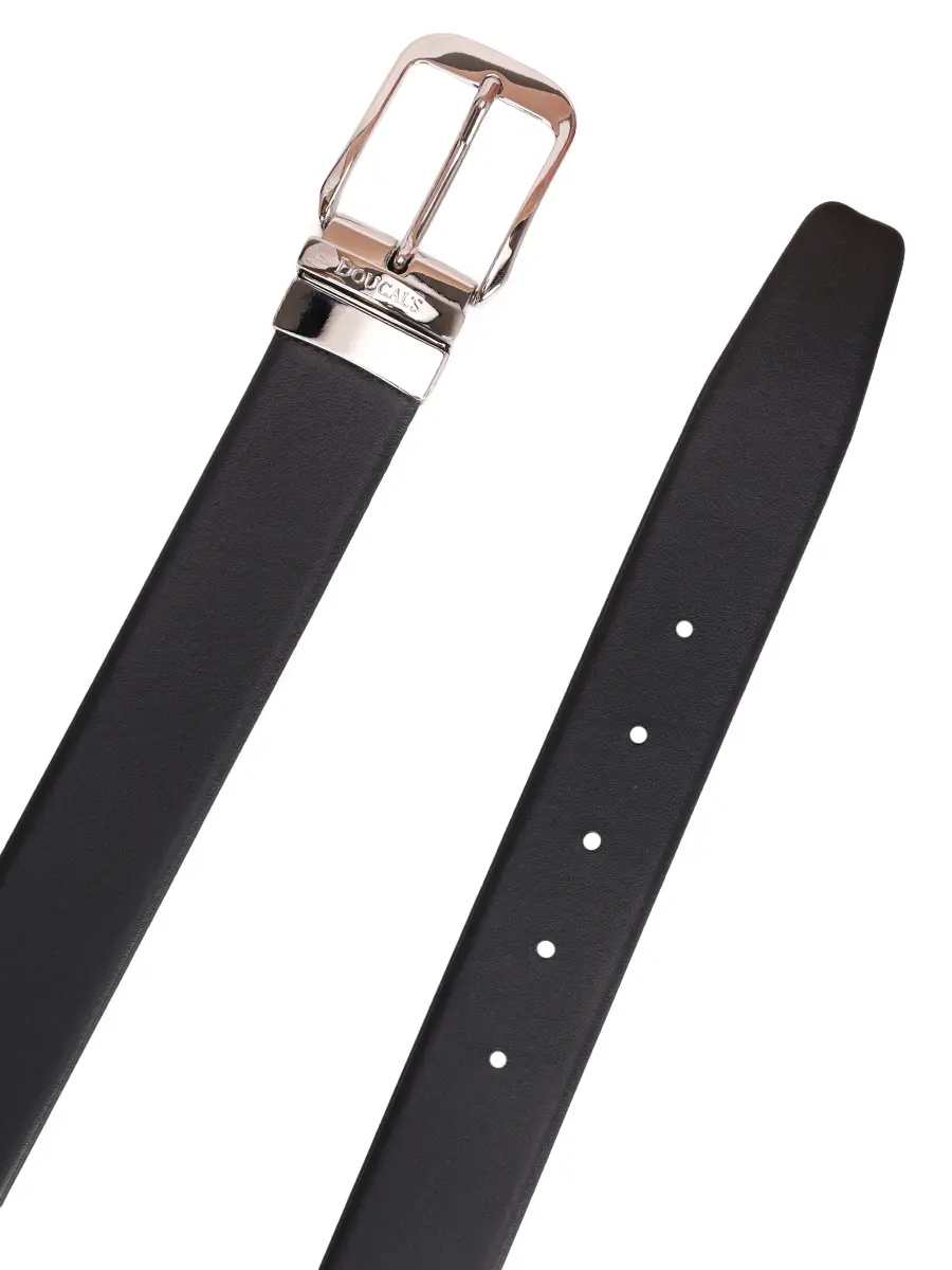 Ремень кожаный DOUCAL`S DC0026DOUBUF2739N00 Черный  Фото 5