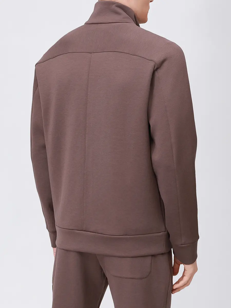 Олимпийка однотонная PAUL & SHARK 15311815/365 Коричневый  Фото 3