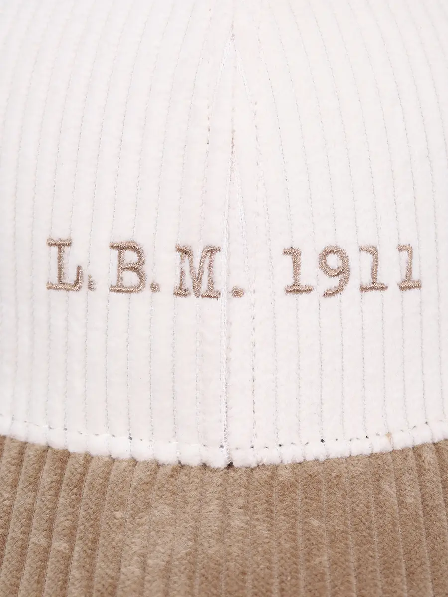 Бейсболка вельветовая L.B.M. 1911 59528/1/6781 Белый  Фото 3