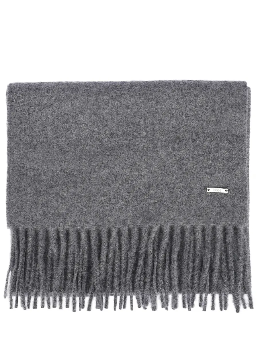 Шарф кашемировый Pyetro BOSS 50549829/030 Серый 
