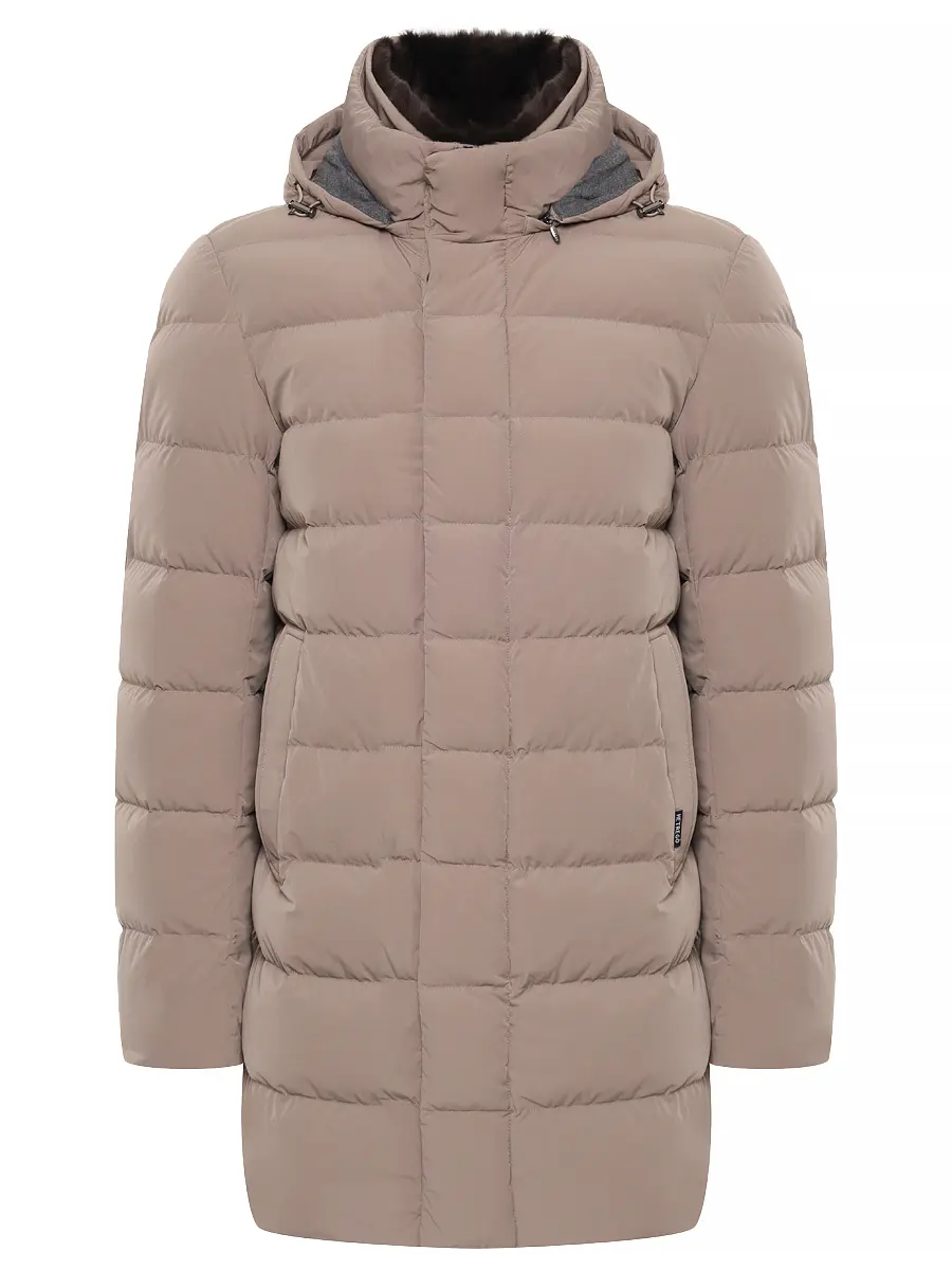 

Пуховик стеганый, Бежевый, 8P435R F 25WU07 MSH WILLIAM