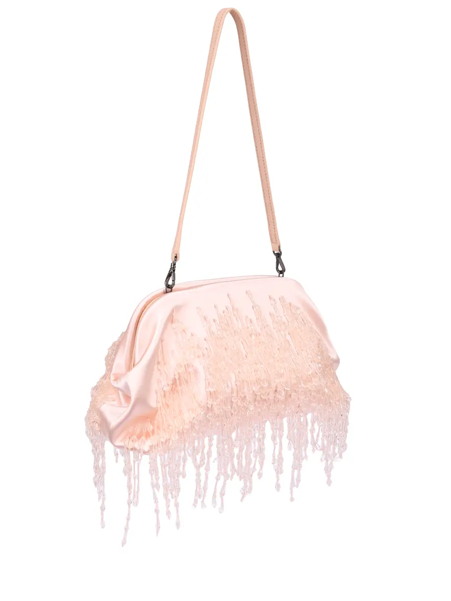 Сумка атласная ALBERTA FERRETTI A311166760166 Розовый  Фото 3