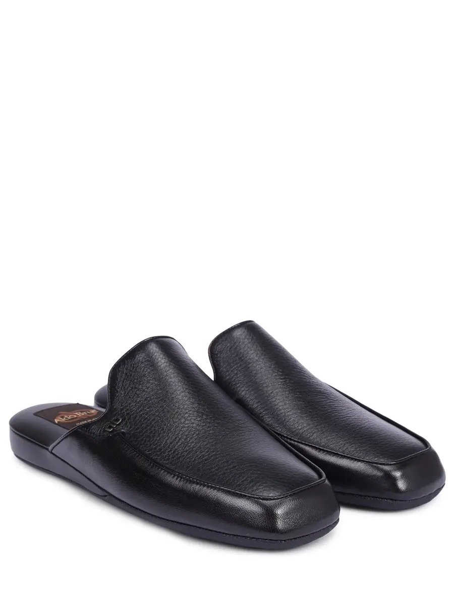 

Тапочки кожаные, Черный, PCU.9906-NACV