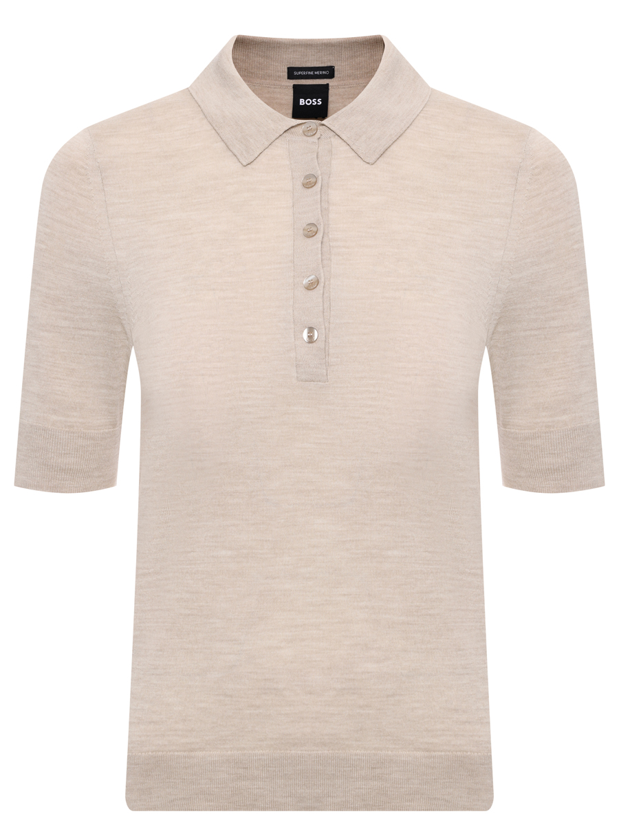 

Поло шерстяное, Кремовый, 50545015/276