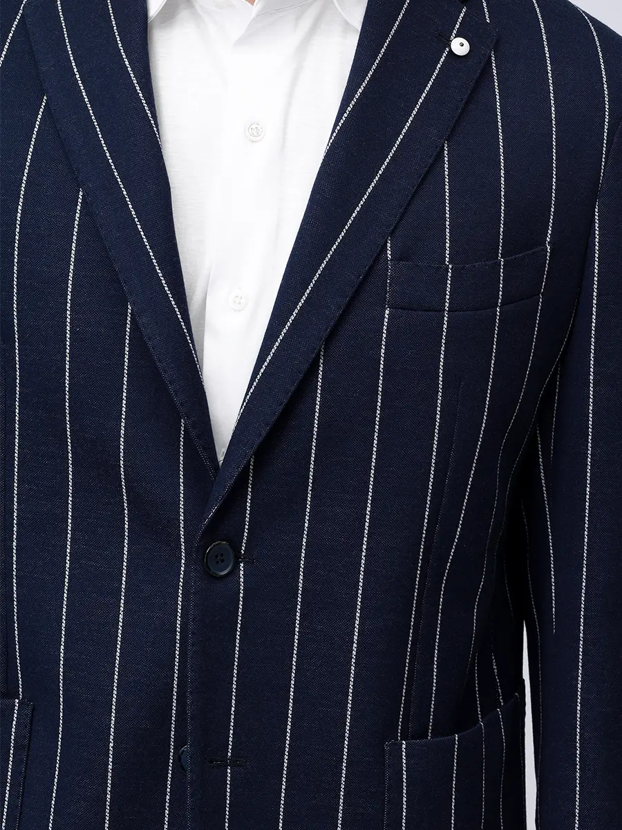 Пиджак шерстяной L.B.M. 1911 55711/3/2817 Полоска  Фото 5