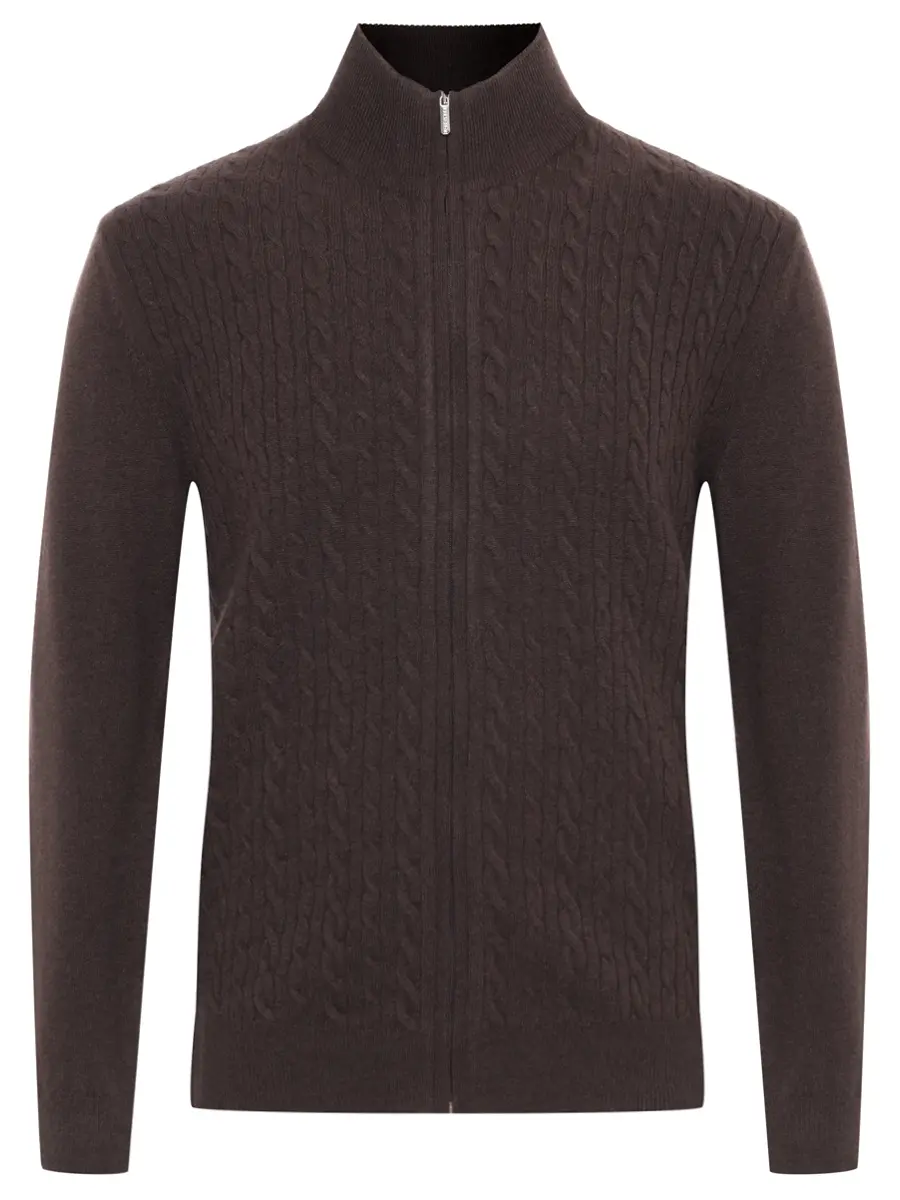 

Кардиган кашемировый, Коричневый, 200103/002062/0156 Темно-