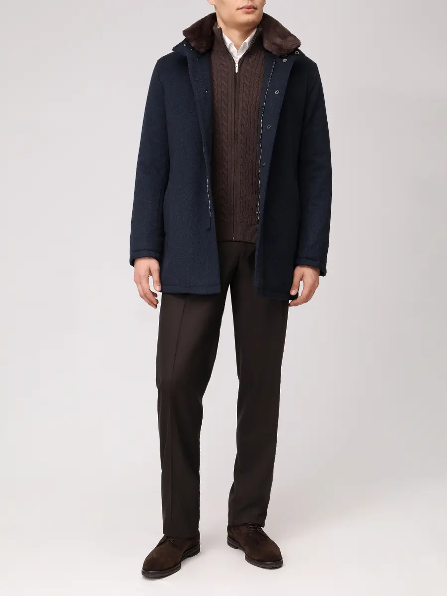 Кардиган кашемировый BERTOLO LUXURY MENSWEAR 200103/002062/0156 Темно- Коричневый  Фото 2