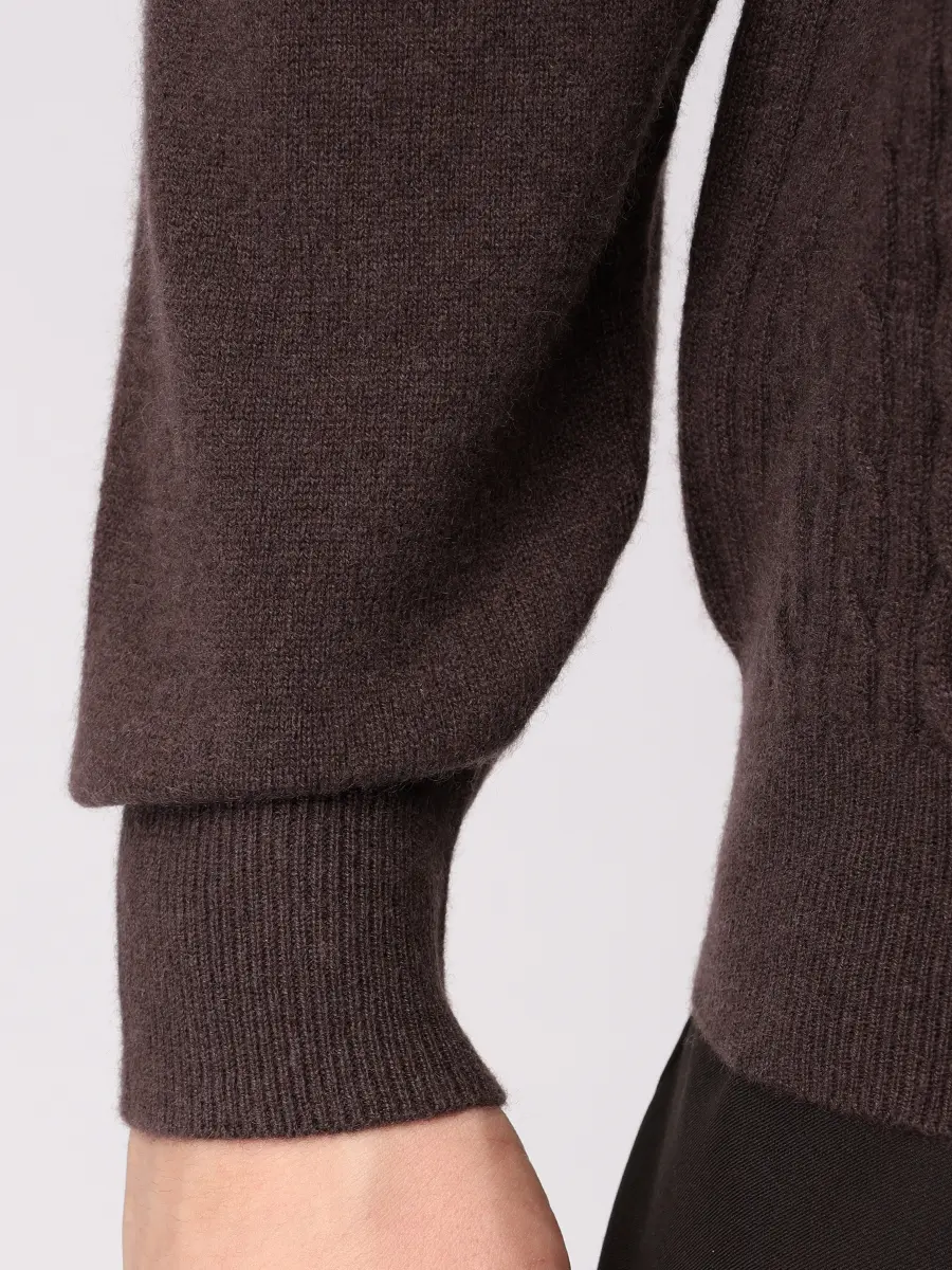 Кардиган кашемировый BERTOLO LUXURY MENSWEAR 200103/002062/0156 Темно- Коричневый  Фото 5