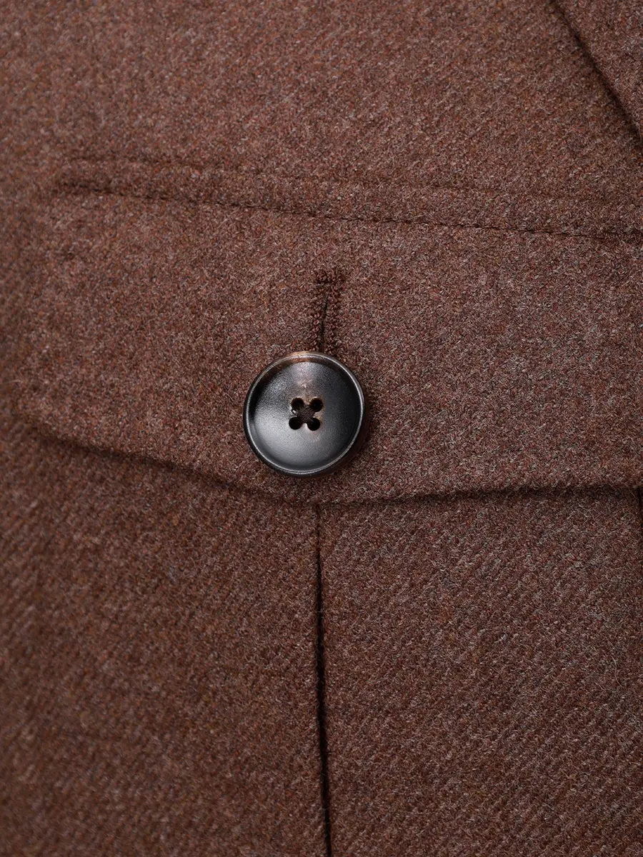 Пиджак шерстяной LUBIAM 52521/5/2564 Коричневый  Фото 6