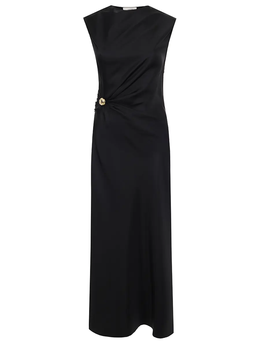 Платье шелковое Roan LOULOU DE SAISON ROAN Черный 