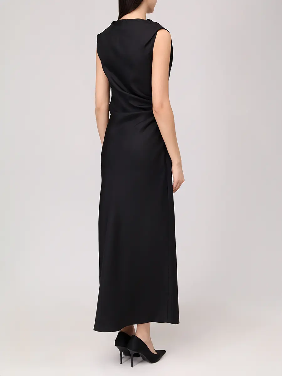 Платье шелковое Roan LOULOU DE SAISON ROAN Черный  Фото 3