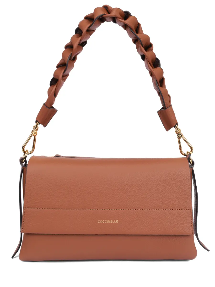 Сумка кожаная Boheme Grana Double COCCINELLE E1 M50 12 01 01/682 Коричневый 