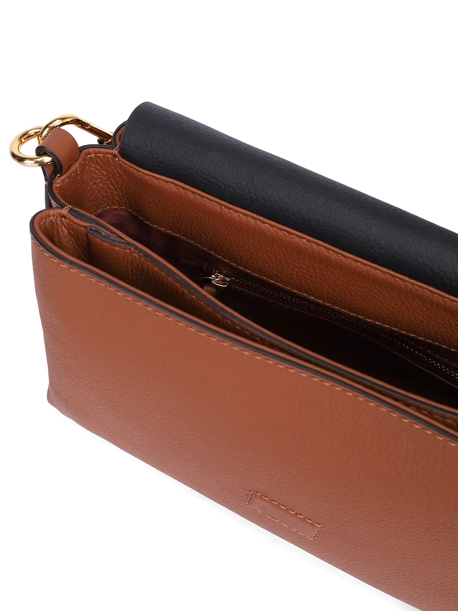 Сумка кожаная Boheme Grana Double COCCINELLE E1 M50 12 01 01/682 Коричневый  Фото 4