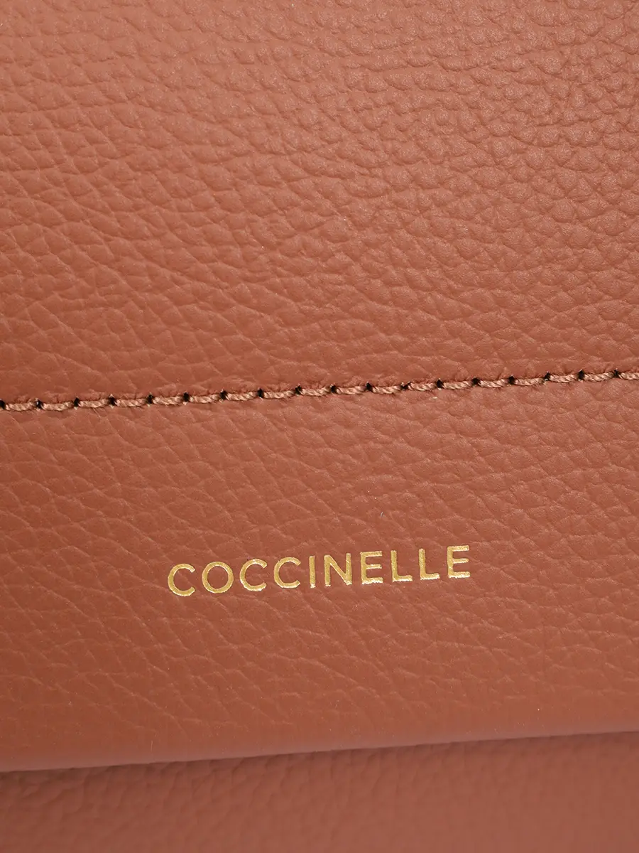 Сумка кожаная Boheme Grana Double COCCINELLE E1 M50 12 01 01/682 Коричневый  Фото 5