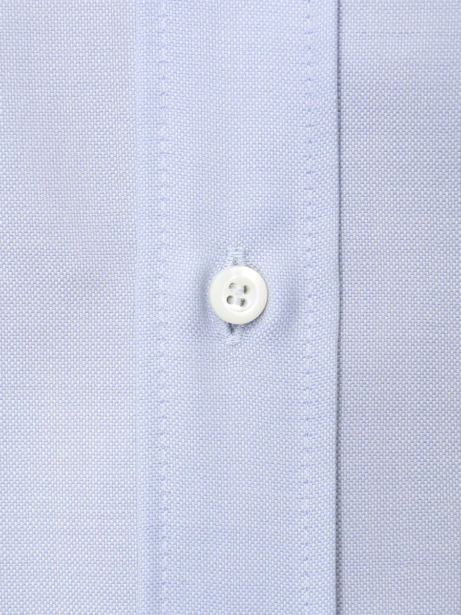 Рубашка Slim Fit из шерсти BRUNELLO CUCINELLI MY6431718 C008 Голубой  Фото 6