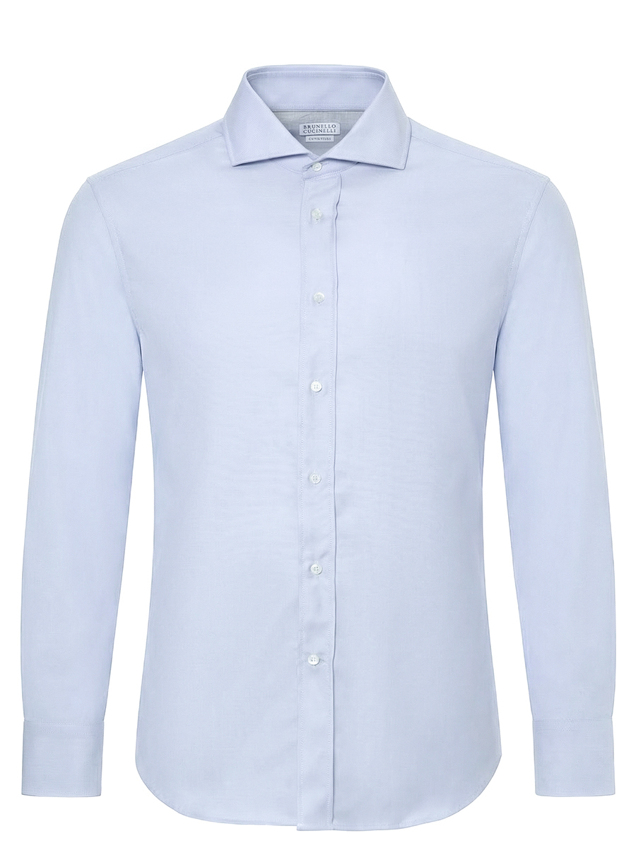 

Рубашка Slim Fit из шерсти, Голубой, MY6431718 C008